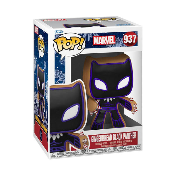 MARVEL: AVENGERS HOLIDAY - GINGERBREAD BLACK PANTHER POP!