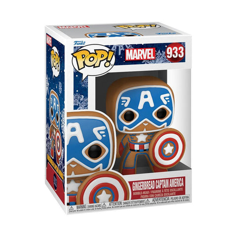 MARVEL: AVENGERS HOLIDAY - GINGERBREAD CAPTAIN AMERICA POP!