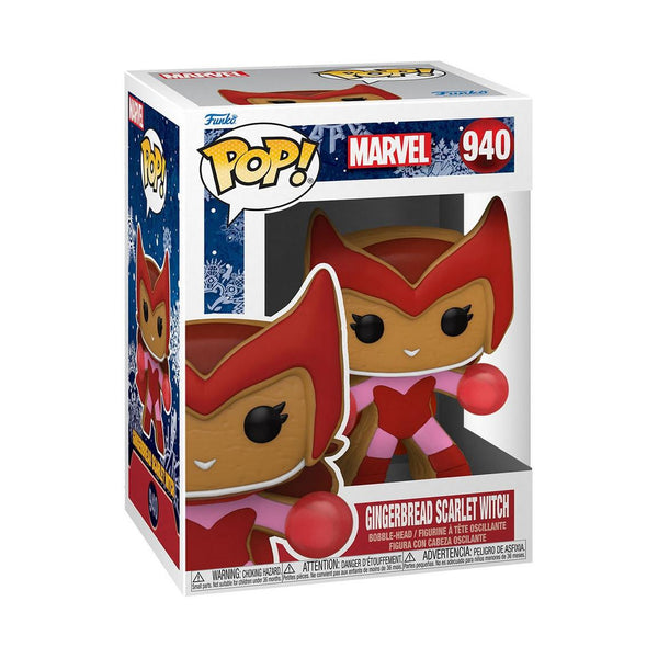 MARVEL: AVENGERS HOLIDAY - GINGERBREAD SCARLET WITCH POP!