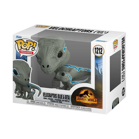 MOVIES: JURASSIC WORLD DOMINION - VELOCIRAPTORS (BLUE & BETA) POP!