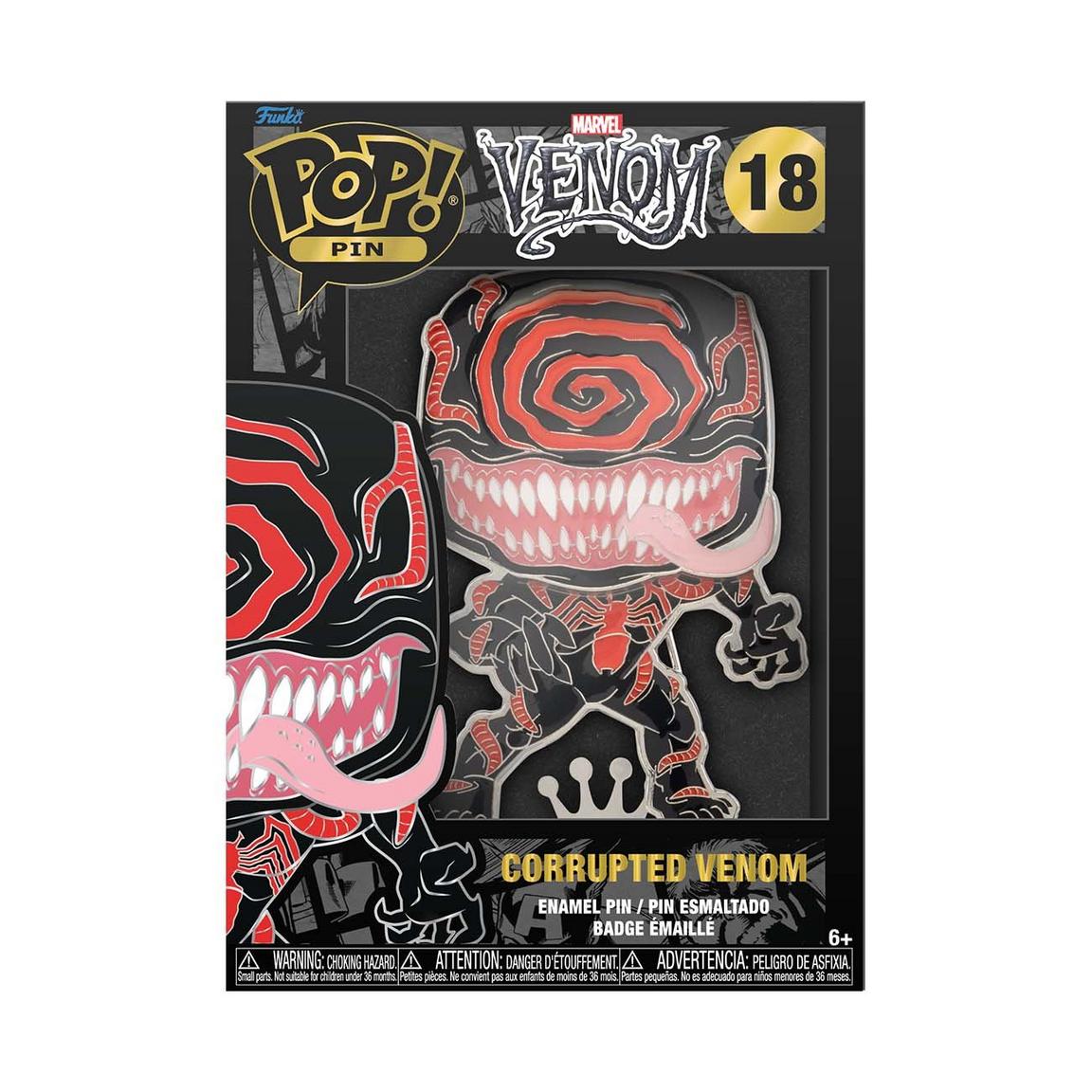 MARVEL HEROES - CORRUPTED VENOM POP! PIN