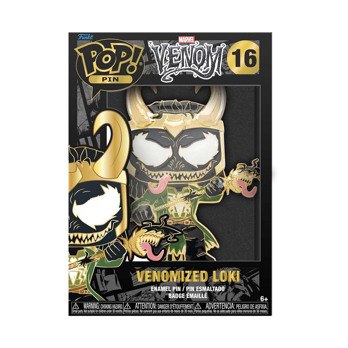 MARVEL HEROES - VENOMIZED LOKI POP! PIN