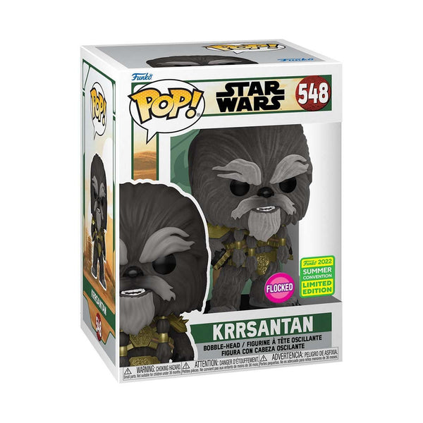 STAR WARS: THE BOOK OF BOBA FETT - KRRSANTAN (FLOCKED SUMMER CONVENTION EXCLUSIVE) POP!