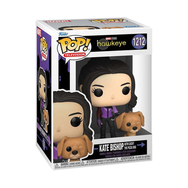 TELEVISION: HAWKEYE - KATE BISHOP WITH LUCKY THE PIZZA DOG POP!