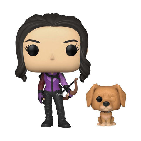 TELEVISION: HAWKEYE - KATE BISHOP WITH LUCKY THE PIZZA DOG POP!