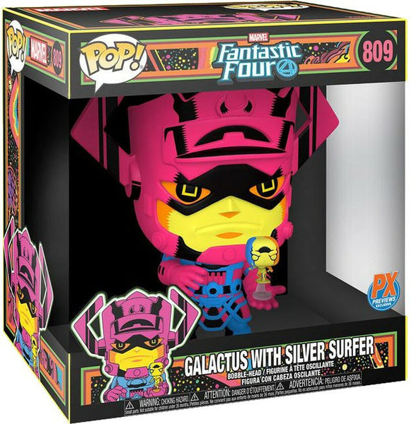 MARVEL HEROES: FANTASTIC FOUR - GALACTUS WITH SILVER SURFER 10-INCH POP!