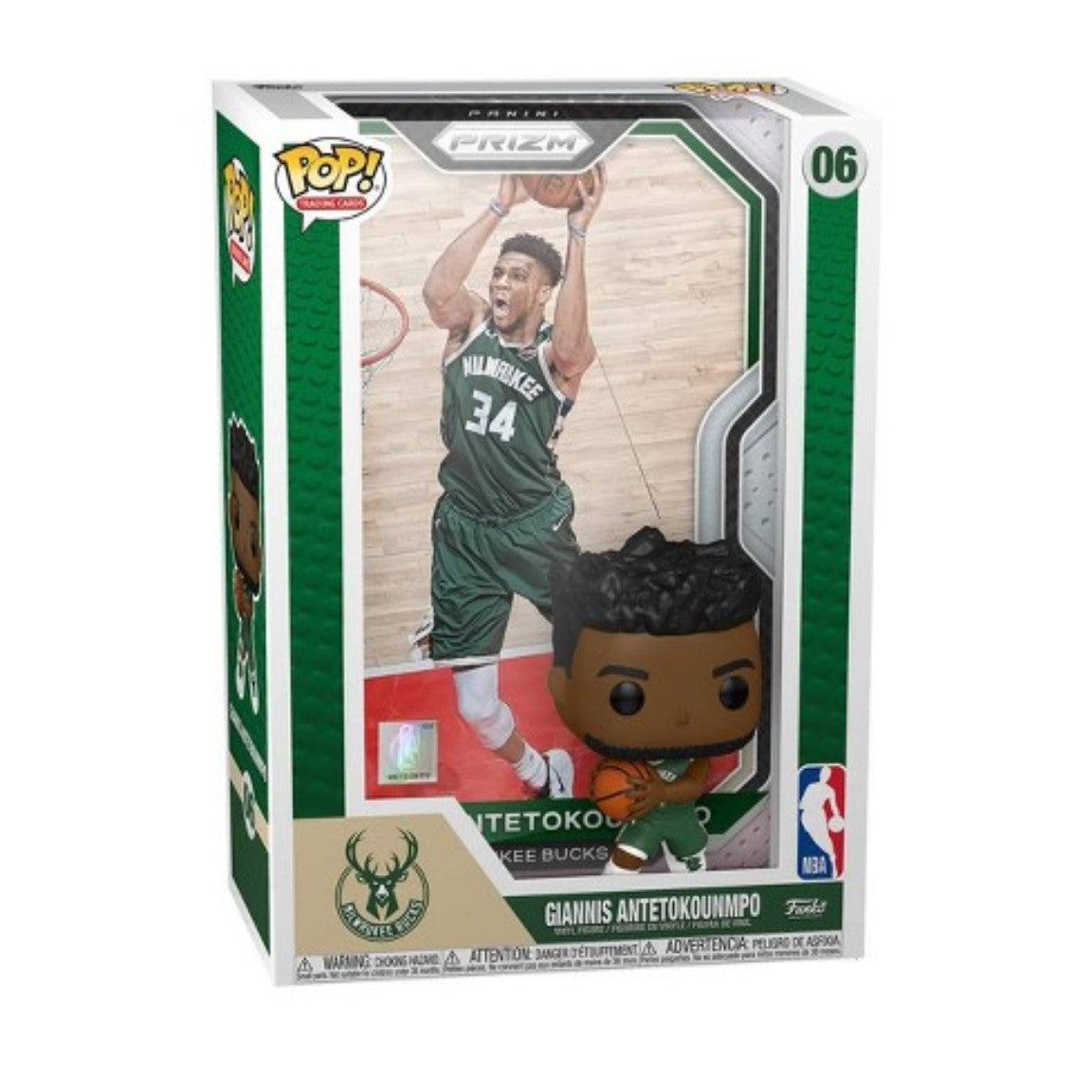 NBA TRADING CARDS: MILWAUKEE BUCKS - GIANNIS ANTETOKOUNMPO POP!