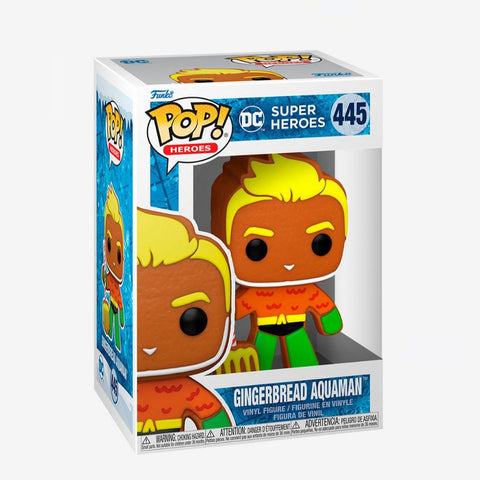 DC UNIVERSE: SUPER HEROES - GINGERBREAD AQUAMAN POP!