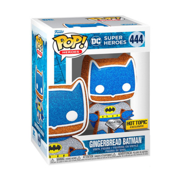 DC UNIVERSE: SUPER HEROES - GINGERBREAD BATMAN (DIAMOND GLITTER EXCLUSIVE) POP!