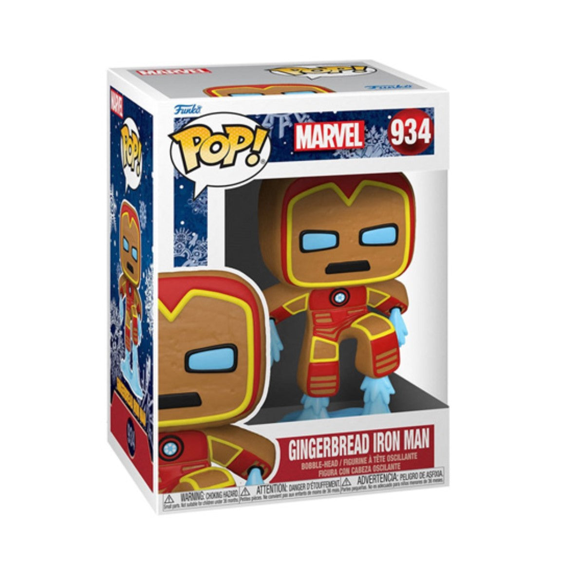 MARVEL: AVENGERS HOLIDAY - GINGERBREAD IRON MAN POP!