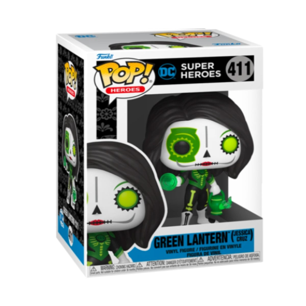 DC UNIVERSE: SUPER HEROES - GREEN LANTERN (JESSICA CRUZ DIA DE LOS MUERTOS) POP!