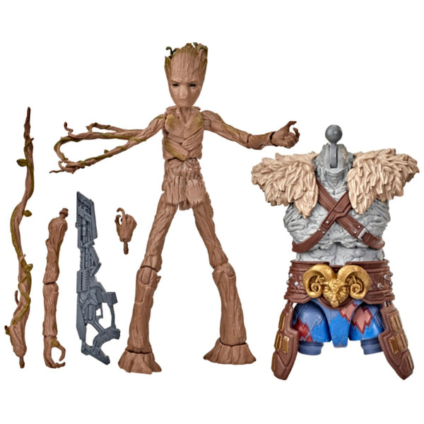 MARVEL LEGENDS SERIES: THOR LOVE AND THUNDER - GROOT 6-INCH ACTION FIGURE