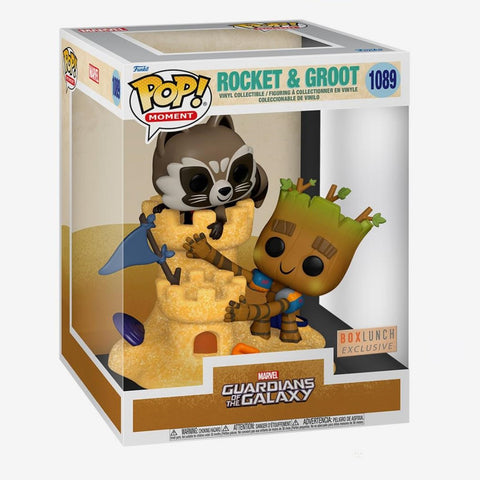 MARVEL GUARDIANS OF THE GALAXY MOMENT - GROOT & ROCKET (EXCLUSIVE) POP!