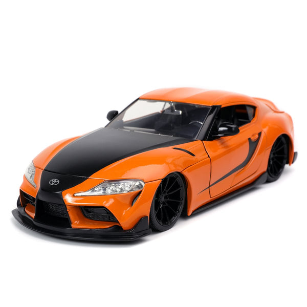 JADA TOYS: FAST & FURIOUS - 2020 TOYOTA GR SUPRA (1: 24 SCALE ORANGE DIE-CAST CAR)