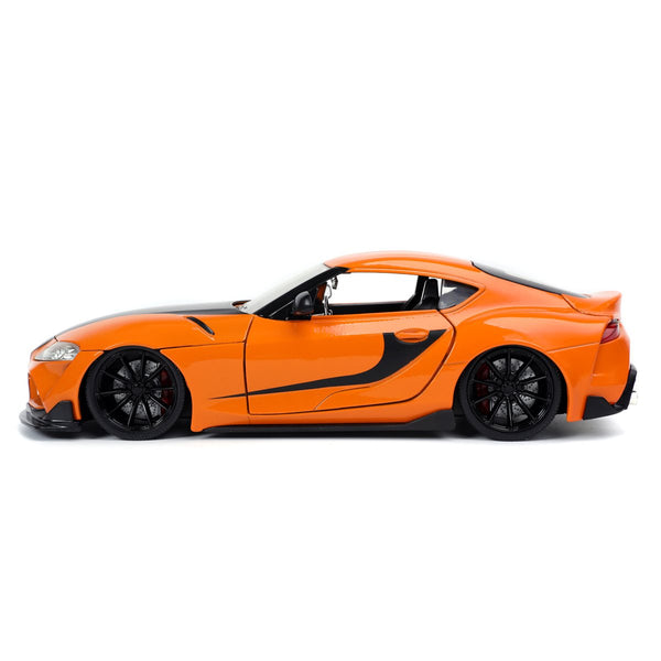 JADA TOYS: FAST & FURIOUS - 2020 TOYOTA GR SUPRA (1: 24 SCALE ORANGE DIE-CAST CAR)