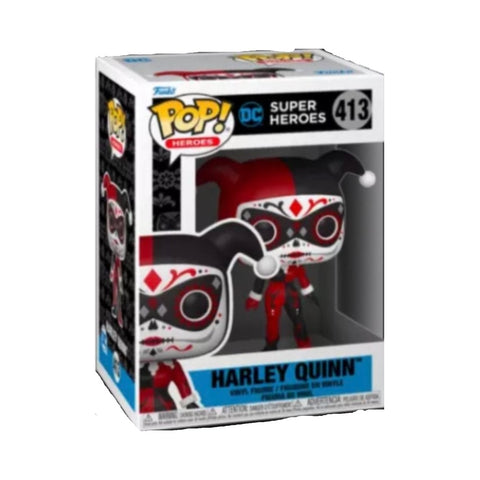 DC UNIVERSE: SUPER HEROES - HARLEY QUINN (DIA DE LOS MUERTOS) POP!