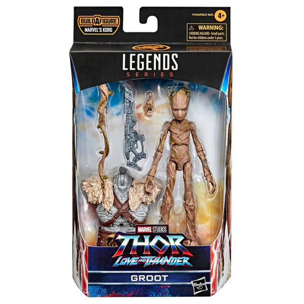 MARVEL LEGENDS: THOR 4 LOVE AND THUNDER - KORG SERIES BUILD A FIGURE 6-INCH ACTION FIGURES