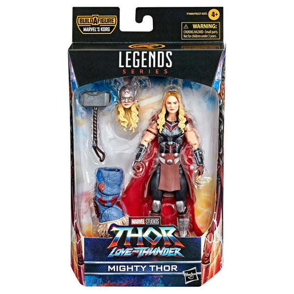 MARVEL LEGENDS: THOR 4 LOVE AND THUNDER - KORG SERIES BUILD A FIGURE 6-INCH ACTION FIGURES