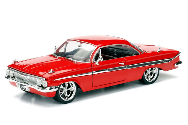 JADA TOYS: FAST & FURIOUS - DOM'S CHEVY IMPALA (1: 24 SCALE RED DIE-CAST CAR)