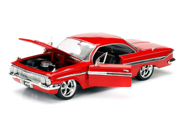 JADA TOYS: FAST & FURIOUS - DOM'S CHEVY IMPALA (1: 24 SCALE RED DIE-CAST CAR)