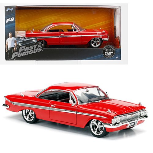 JADA TOYS: FAST & FURIOUS - DOM'S CHEVY IMPALA (1: 24 SCALE RED DIE-CAST CAR)