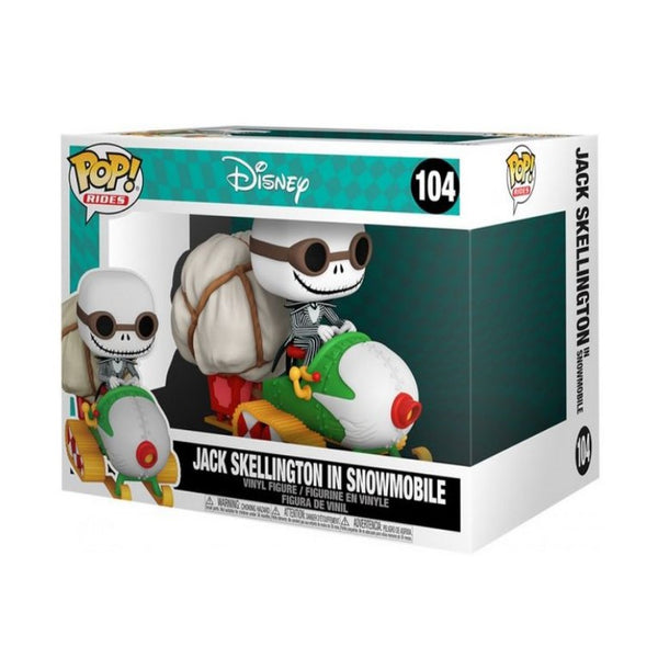 RIDES: THE NIGHT BEFORE CHRISTMAS - JACK SKELLINGTON IN SNOWMOBILE POP!