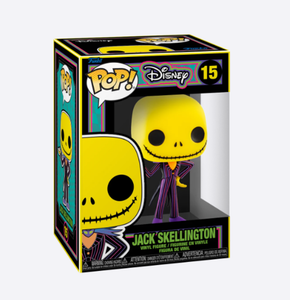 DISNEY: THE NIGHTMARE BEFORE CHRISTMAS - JACK SKELLINGTON BLACK LIGHT POP!