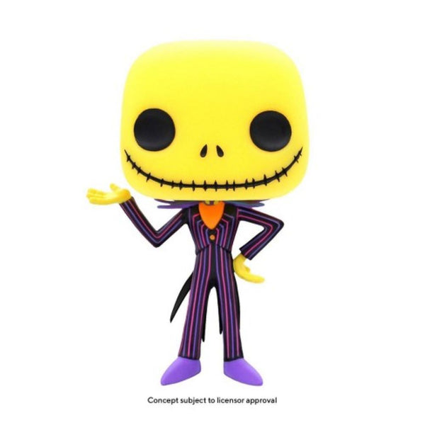 DISNEY: THE NIGHTMARE BEFORE CHRISTMAS - JACK SKELLINGTON BLACK LIGHT POP!