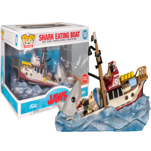 MOVIE MOMENTS: JAWS - SHARK EATING BOAT (EXCLUSIVE) POP SET!