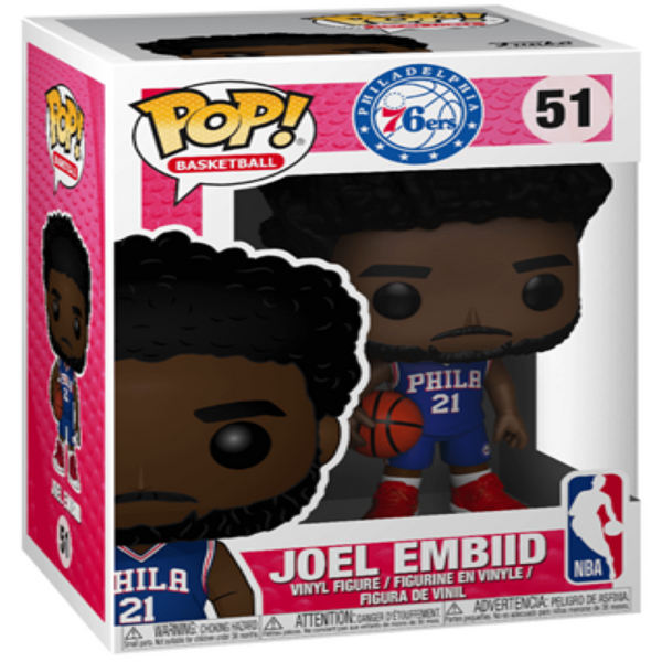 NBA BASKETBALL: PHILADELPHIA 76ERS -JOEL EMBIID (HOME JERSEY) POP!