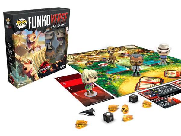 FUNKOVERSE: JURASSIC PARK 100 4-PACK STRATEGY GAME