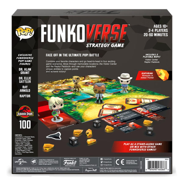 FUNKOVERSE: JURASSIC PARK 100 4-PACK STRATEGY GAME