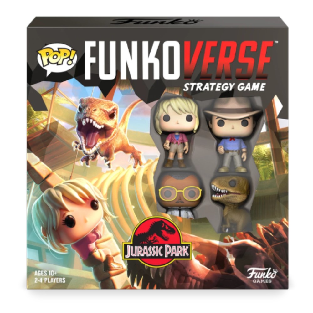 FUNKOVERSE: JURASSIC PARK 100 4-PACK STRATEGY GAME