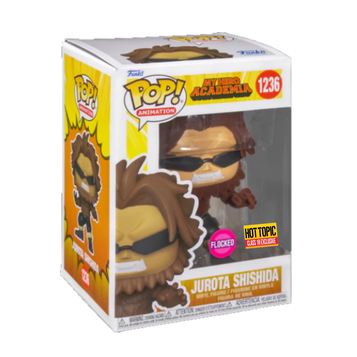 ANIMATION: MY HERO ACADEMIA - JUROTA SHISHIDA (FLOCKED EXCLUSIVE) POP!