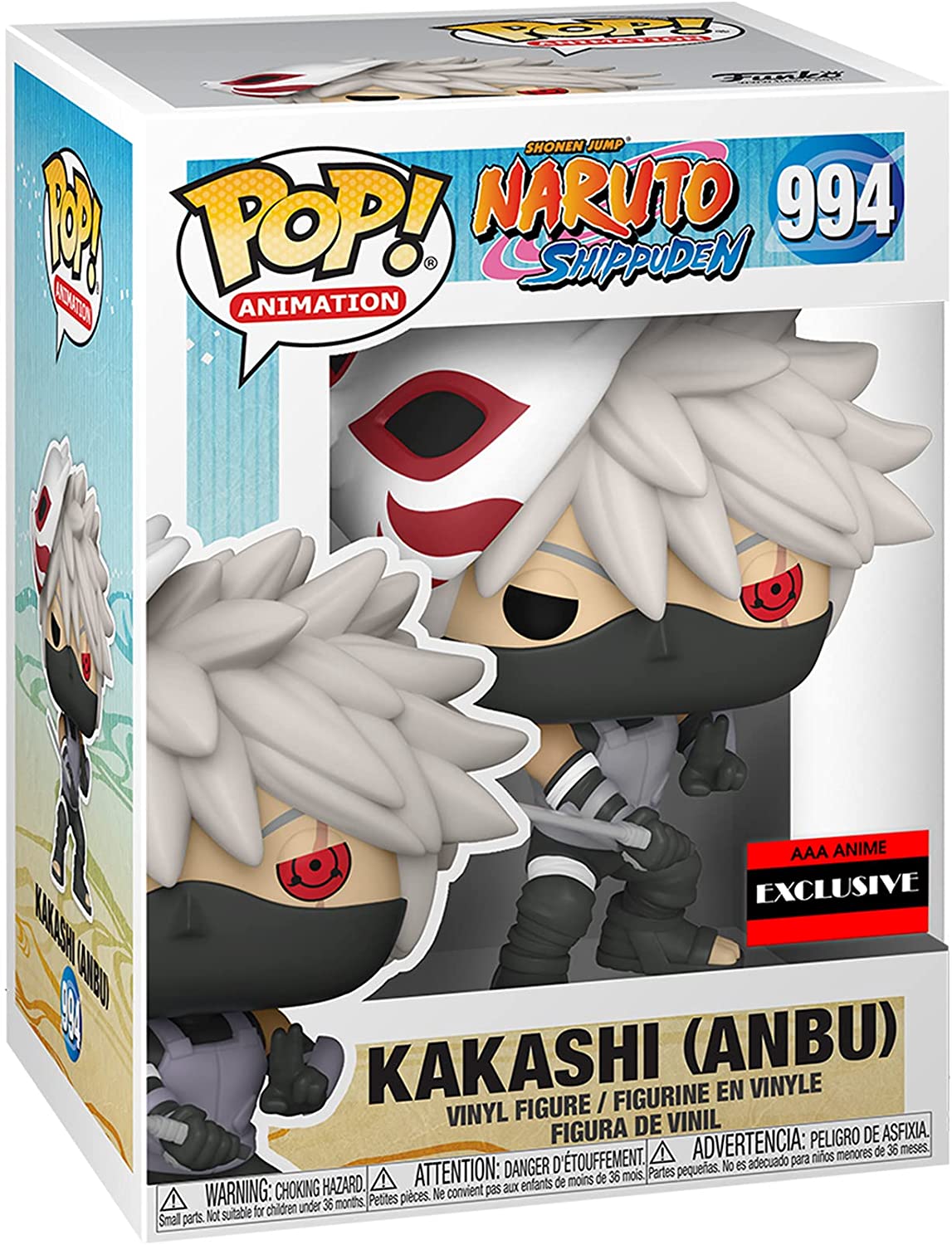 ANIMATION: NARUTO SHIPPUDEN - KAKASHI (ANBU AAA EXCLUSIVE) POP!