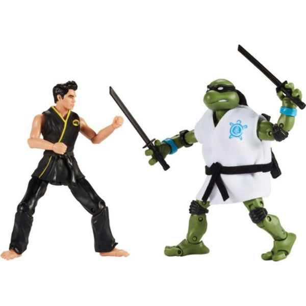 TEENAGE MUTANT NINJA TURTLES VS COBRA KAI - LEONARDO X MIGUEL DIAZ 2-PACK 6-INCH ACTION FIGURES