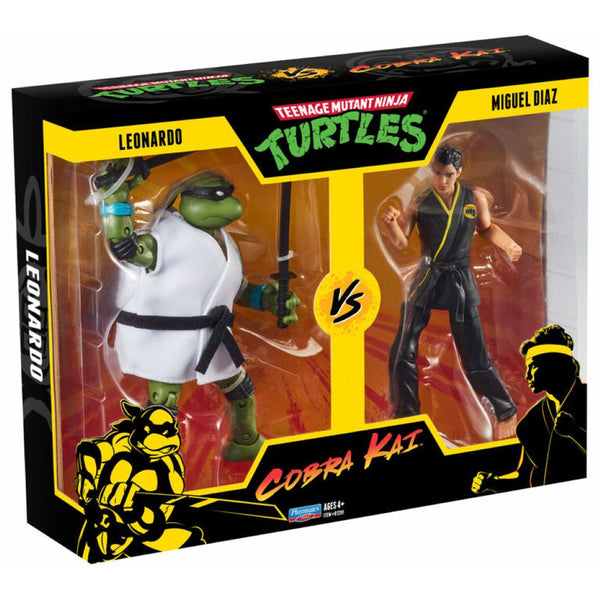 TEENAGE MUTANT NINJA TURTLES VS COBRA KAI - LEONARDO X MIGUEL DIAZ 2-PACK 6-INCH ACTION FIGURES