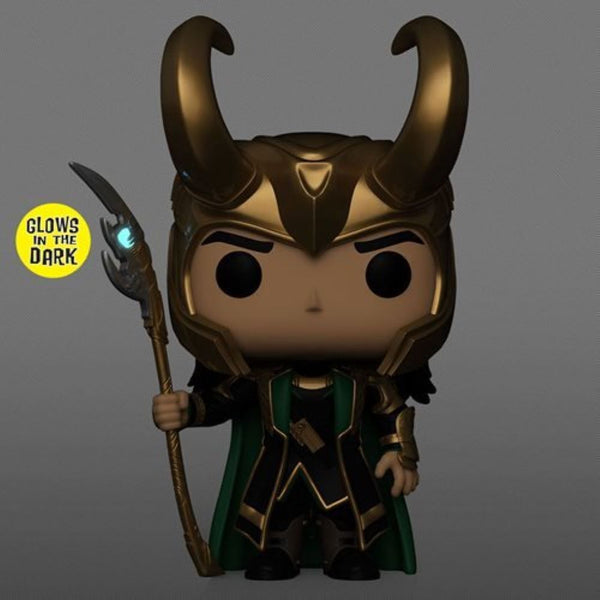 MARVEL: AVENGERS - LOKI WITH SCEPTER (GLOW IN THE DARK EXCLUSIVE) POP!