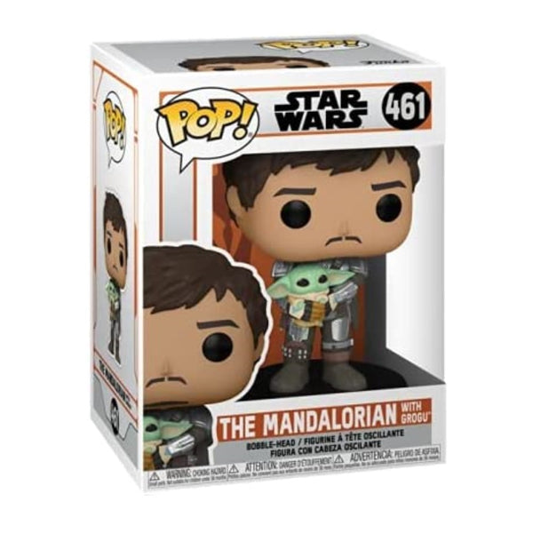 STAR WARS: THE MANDALORIAN - THE MANDOLORIAN WITH GROGU POP!