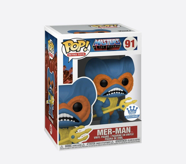 RETRO TOYS: MASTERS OF THE UNIVERSE - MER-MAN (ALT EXCLUSIVE) POP!