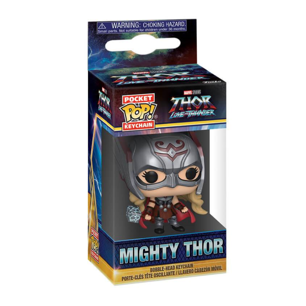 POCKET POP: THOR LOVE AND THUNDER - MIGHTY THOR KEY CHAIN