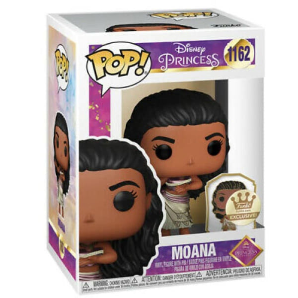 DISNEY: ULTIMATE PRINCESS - MOANA (GOLD WITH PIN EXCLUSIVE) POP!