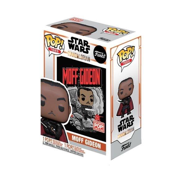 COLLECTOR'S BOX: STAR WARS THE MANDALORIAN - MOFF GIDEON (GITD) POP! & TEE (EXCLUSIVE)