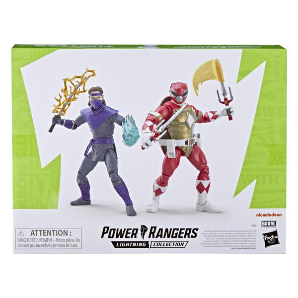 POWER RANGERS X TEENAGE MUTANT NINJA TURTLES - MORPHED RAPHAEL AND FOOT SOLDIER TOMMY 6-INCH ACTION FIGURES