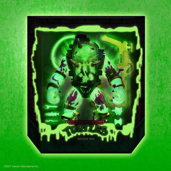 SUPER7: TEENAGE MUTANT MIMJA TURTLES ULTIMATES - MUTAGEN MAN (GLOW IN THE DARK EXCLUSIVE) 7-INCH ACTION FIGURE