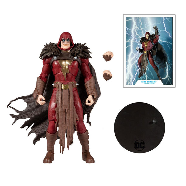 DC MULTIVERSE DARK NIGHTS: HEAVY METAL COMICS - KING SHAZAM 7-INCH ACTION FIGURE