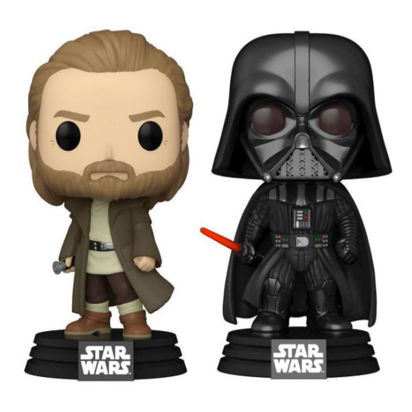 STAR WARS: OBI-WAN KENOBI - OBI-WAN KENOBI & DARTH VADER (EXCLUSIVE) 2-PACK POP! SET