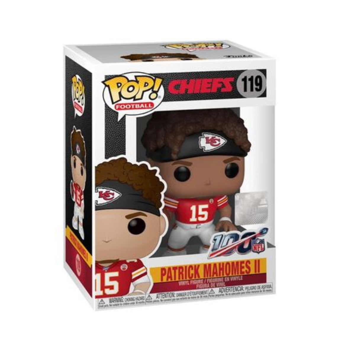 NFL FOOTBALL: KANSAS CITY CHIEFS - PATRICK MAHOMES II (HOME JERSEY) POP!