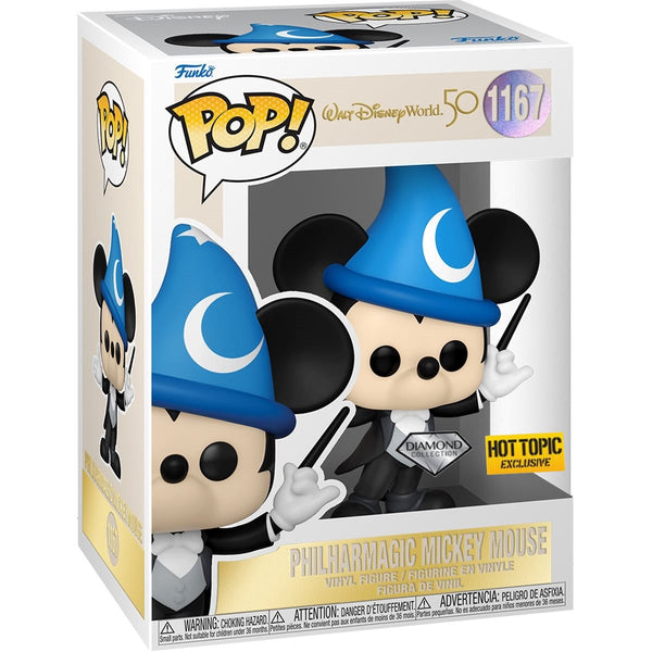 DISNEY: WALT DISNEY 50TH ANNIVERSARY - PHILHARMAGIC MICKEY MOUSE (DIAMOND GLITTER EXCLUSIVE) POP!