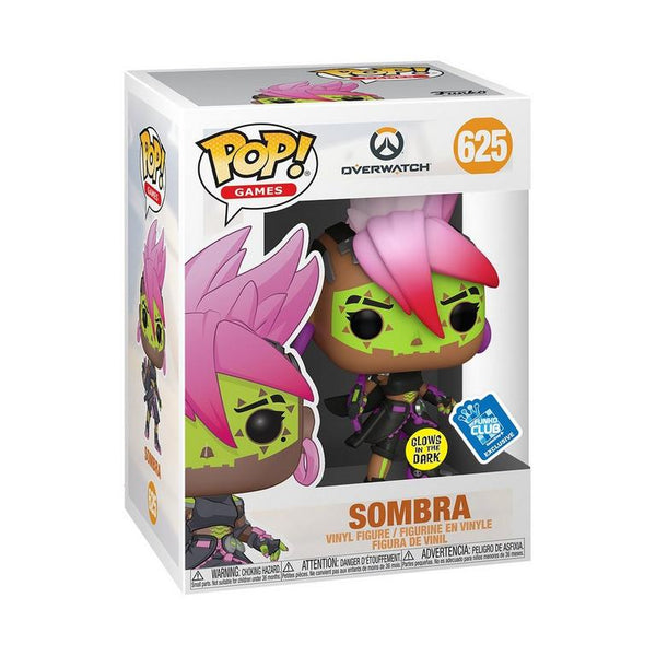 GAMES:  OVERWATCH - SOMBRA (LOS MUERTOS GLOW IN THE DARK EXCLUSIVE) POP!